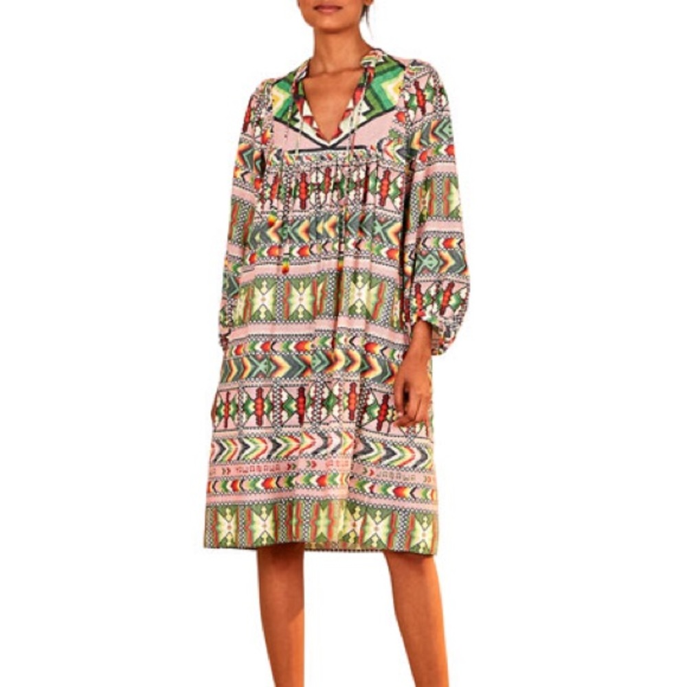 Farm Rio Amulet Print Dress
